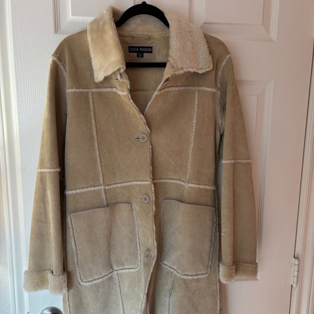 Steve Madden Leather Coat